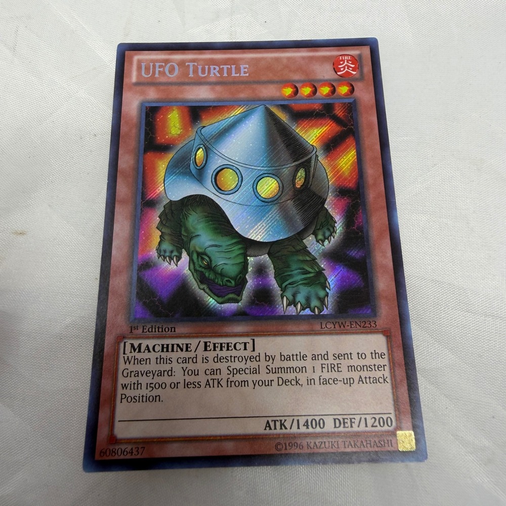 Yu-Gi-Oh! UFO Turtle LCYW-EN233 1st Edition Ultra Rare Machine Effect Card
